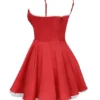 Minimoiselle Holly Red Satin Tulle Mini Dress