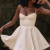 Minimoiselle Vintage Cream Tulle Mini Dress