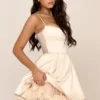 Minimoiselle Vintage Cream Tulle Mini Dress