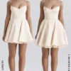 Minimoiselle Vintage Cream Tulle Mini Dress