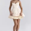 Minimoiselle Vintage Cream Tulle Mini Dress