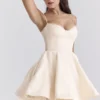 Minimoiselle Vintage Cream Tulle Mini Dress