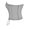 Mirabelle Smoke Lace Up Corset