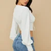 Mirabelle White Lace Up Corset