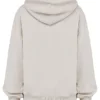 Mirage Cloud Cotton Fleece-Back Zip Through Hoodie