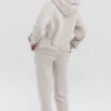 Mirage Cloud Cotton Fleece-Back Zip Through Hoodie