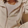 Mirage Cloud Cotton Fleece-Back Zip Through Hoodie