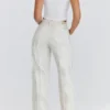 Mistress Rocks Cream Dusty Print Frayed Jeans – SALE