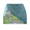 Mistress Rocks Ocean Teal Panelled Mini Skirt – SALE