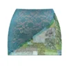 Mistress Rocks Ocean Teal Panelled Mini Skirt – SALE