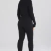Mitzi Black Ribbed Knit Leggings