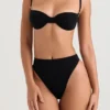 Monaco Black Underwired Bikini Top