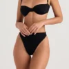 Monaco Black Underwired Bikini Top