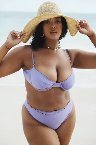 Monaco Violet Underwired Bikini Top