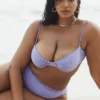 Mykonos Violet High Waist Bikini Bottom