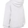 Muse White Cotton Fleece-Back Hoodie