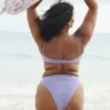 Mykonos Violet High Waist Bikini Bottom