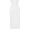 Myla White Knit Maxi Dress