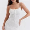 Myla White Knit Maxi Dress