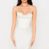 Myrna Ivory Corset Slip Dress