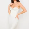 Myrna Ivory Corset Slip Dress