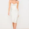 Myrna Ivory Corset Slip Dress