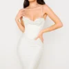 Myrna Ivory Corset Slip Dress
