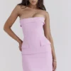 Naia Cotton Candy Strapless Mini Dress