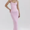 Nalini Cotton Candy Corset Maxi Dress