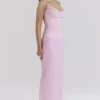 Nalini Cotton Candy Corset Maxi Dress