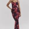 Nalini Romantic Floral Maxi Dress