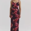 Nalini Romantic Floral Maxi Dress