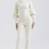 Nereida Cream Cashmere Blend Trousers