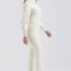 Nereida Cream Cashmere Blend Trousers