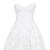 Nerissa White Jacquard Corset Mini Dress