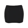 Nisha Black Sculpting Mini Skirt