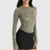 Nisha Black Sculpting Mini Skirt
