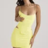Nisha Neon Sculpting Mini Skirt