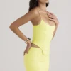 Nisha Neon Sculpting Mini Skirt