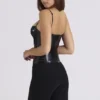Noella Black Latex Corset Top – Limited Edition