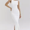 Noli White Sleeveless Maxi Dress