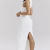 Noli White Sleeveless Maxi Dress
