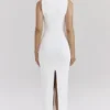 Noli White Sleeveless Maxi Dress