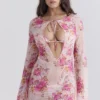 Oceana Floral Print Beach Cover Up