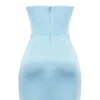 Odelle Ocean Blue Strapless Mini Dress