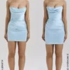 Odelle Ocean Blue Strapless Mini Dress