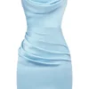 Odelle Ocean Blue Strapless Mini Dress