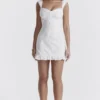 Odessa White Embroidered Mini Dress