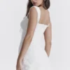 Odessa White Embroidered Mini Dress