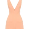 Olympia Sorbet Plunge Mini Dress